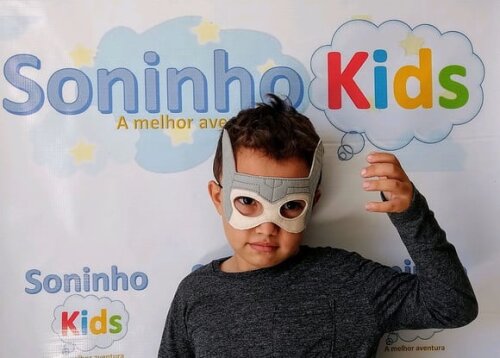 Máscara Thor com Braceletes Infantil