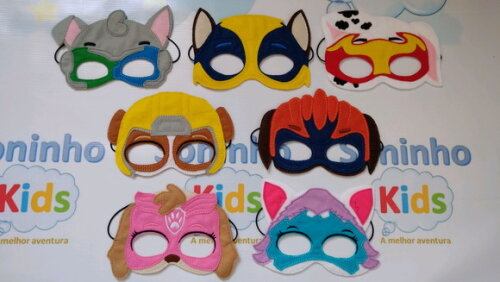 Máscara Super Patrulha Canina - Super Filhotes Infantil