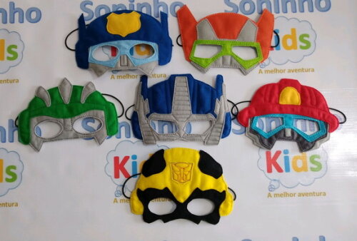 Máscaras Transformers Rescue Bots Infantil