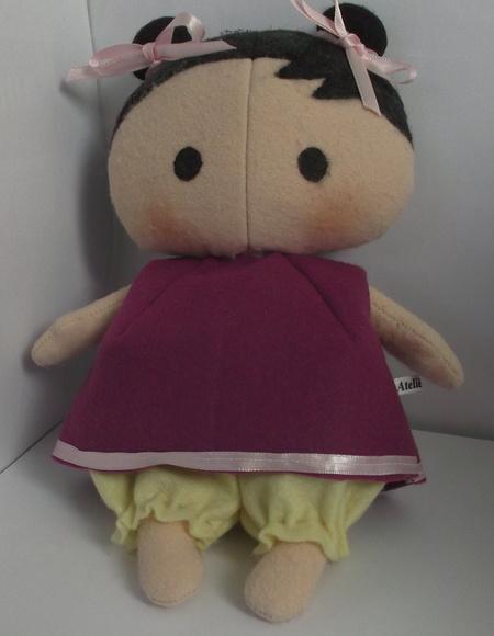 Baby Tilda com Blusa Roxa