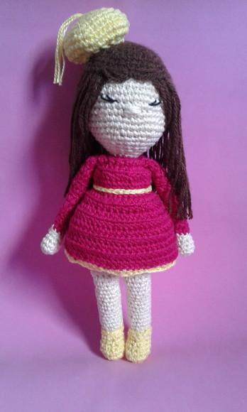 Boneca Lili em Crochê Amigurumi