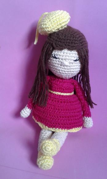 Boneca Lili em Crochê Amigurumi