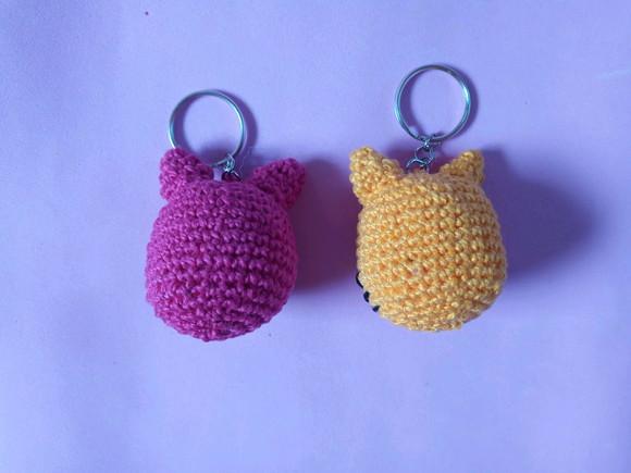 Chaveiro Gatinho em Crochê Amigurumi