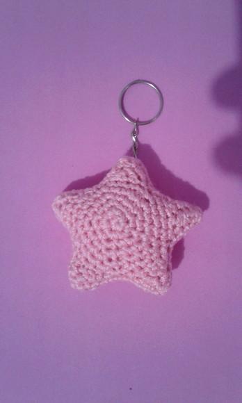 Chaveiros Estrelas em Crochê Amigurumi