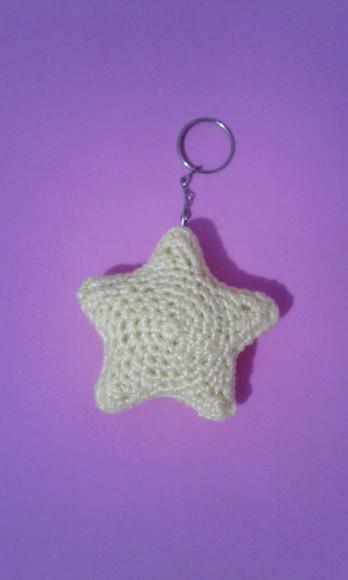 Chaveiros Estrelas em Crochê Amigurumi