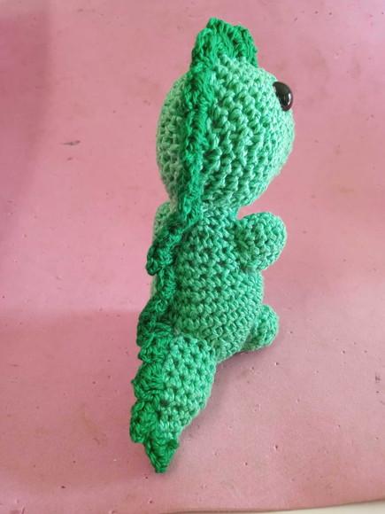 Dinossauro em Crochê Amigurumi