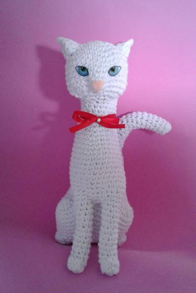 Gata Belinha em Crochê Amigurumi