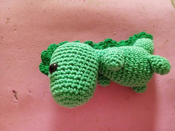 Dinossauro em Crochê Amigurumi