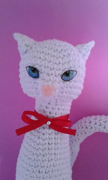 Gata Belinha em Crochê Amigurumi