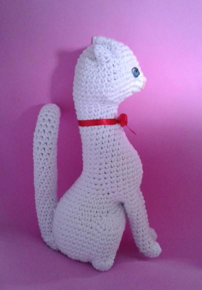 Gata Belinha em Crochê Amigurumi