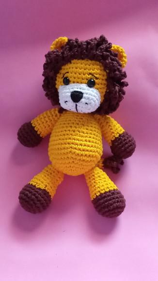 Leão em Crochê Amigurumi