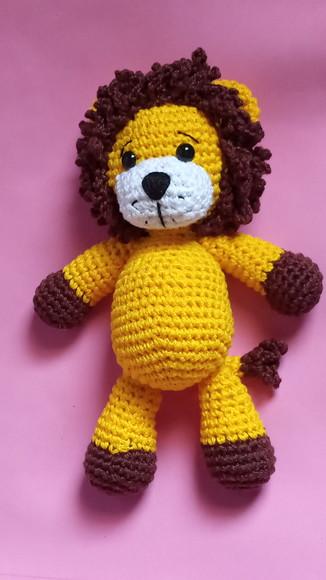 Leão em Crochê Amigurumi