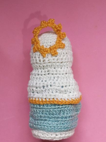 Nossa Senhora Grávida Em Crochê Amigurumi