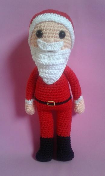 Papai Noel em Crochê Amigurumi
