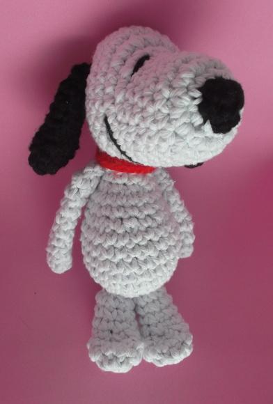 Snoopy de Crochê Amigurumi