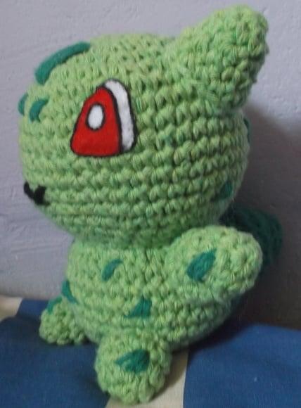 Bulbasaur de Crochê Amigurumi