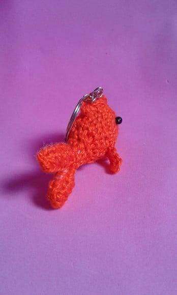Chaveiro Peixe em Crochê Amigurumi