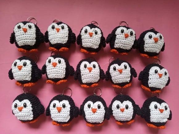 Chaveiros de Bichinhos em Amigurumi