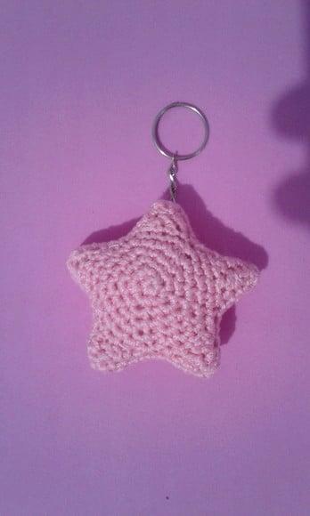 Chaveiros Estrelas em Crochê Amigurumi