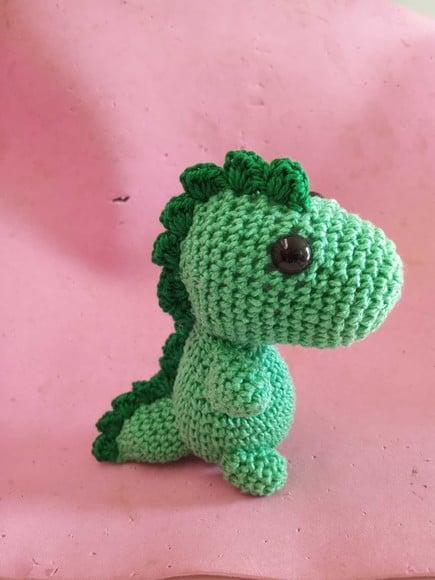 Dinossauro em Crochê Amigurumi
