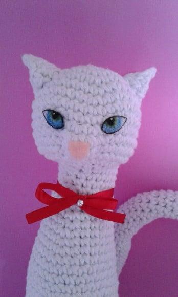Gata Belinha em Crochê Amigurumi