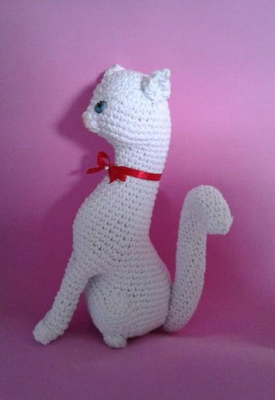 Gata Belinha em Crochê Amigurumi