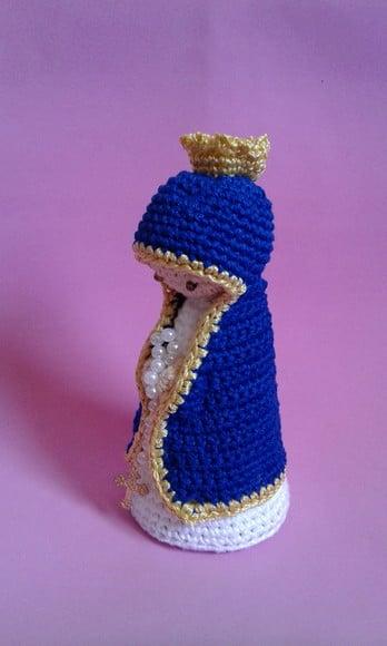 Nossa Senhora em Crochê Amigurumi
