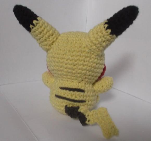 Pikachu de Crochê Amigurumi