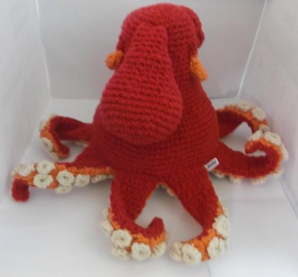 Polvo Hank - Procurando Dory - Amigurumi