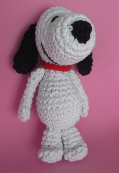 Snoopy de Crochê Amigurumi