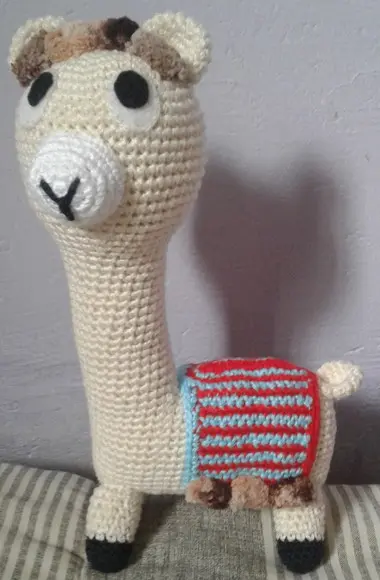 Baduci, a Lhama em Crochê Amigurumi