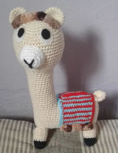 Baduci, a Lhama em Crochê Amigurumi