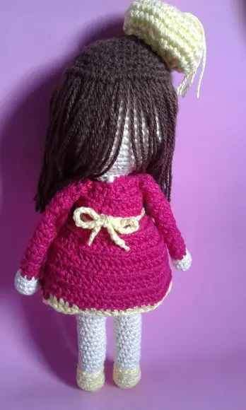 Boneca Lili em Crochê Amigurumi