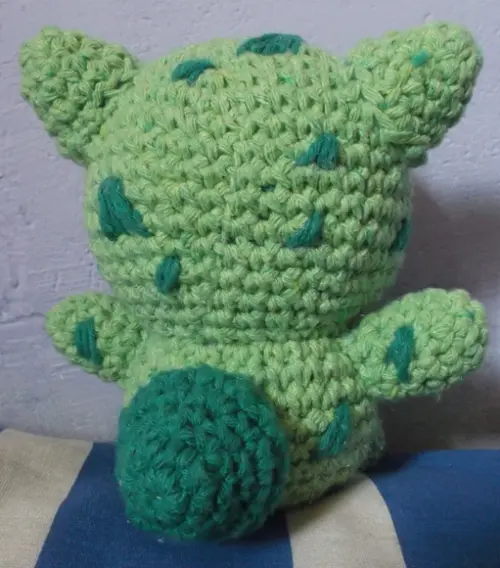 Bulbasaur de Crochê Amigurumi