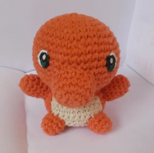Charmander de Crochê Amigurumi