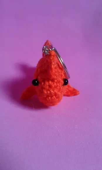 Chaveiro Peixe em Crochê Amigurumi