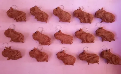 Chaveiros de Bichinhos em Amigurumi