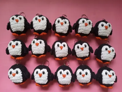 Chaveiros de Bichinhos em Amigurumi