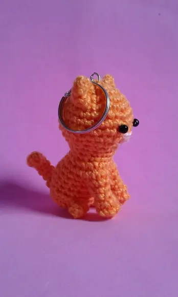Chaveiros Gatinhos em Crochê Amigurumi