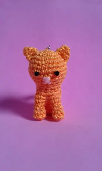 Chaveiros Gatinhos em Crochê Amigurumi