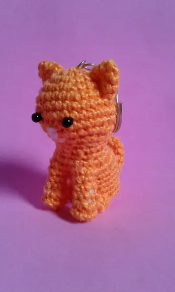 Chaveiros Gatinhos em Crochê Amigurumi