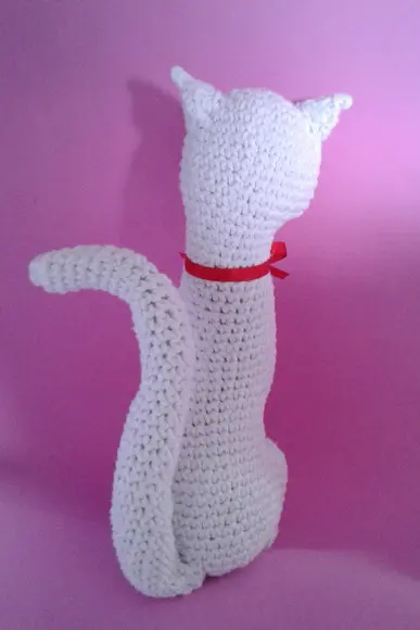 Gata Belinha em Crochê Amigurumi