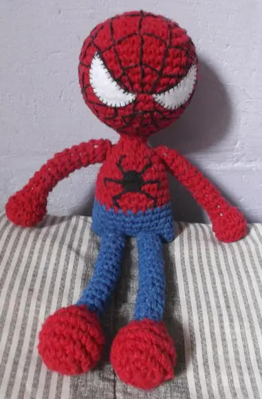 Homem Aranha em Crochê Amigurumi