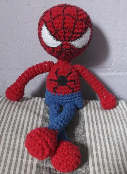 Homem Aranha em Crochê Amigurumi