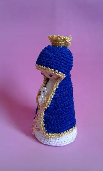 Nossa Senhora em Crochê Amigurumi