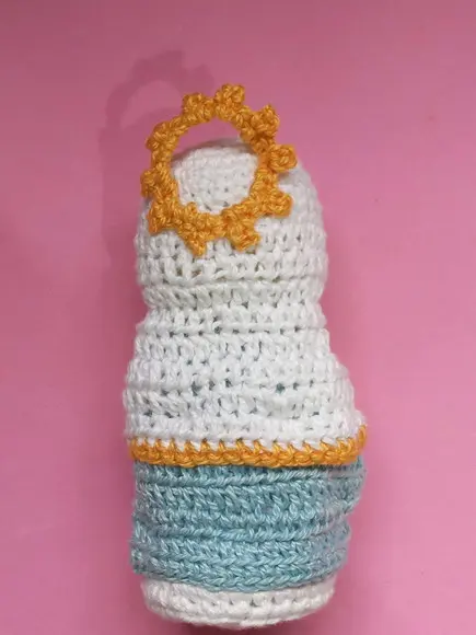 Nossa Senhora Grávida Em Crochê Amigurumi