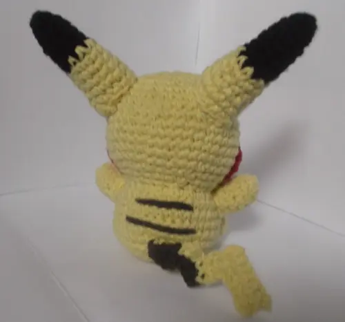 Pikachu de Crochê Amigurumi