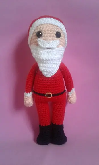 Papai Noel em Crochê Amigurumi