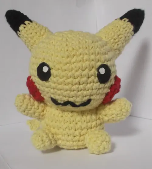Pikachu de Crochê Amigurumi