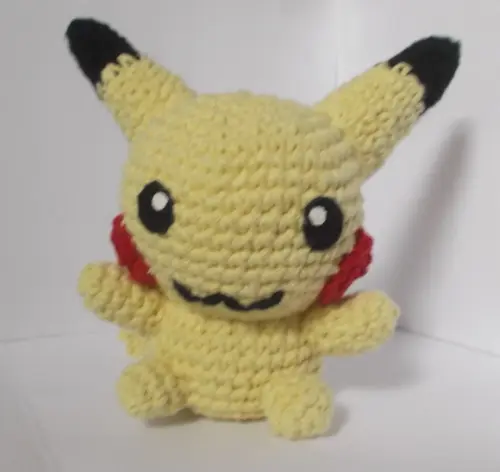 Pikachu de Crochê Amigurumi